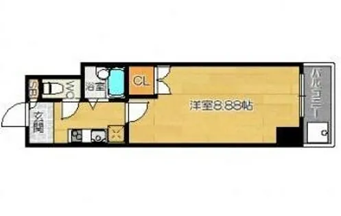 福岡県福岡市博多区東光1丁目【マンション】の間取り