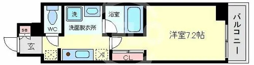 S-FORT桜川南【2階】の間取り