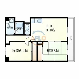 ピアニスクエア【2階】の間取り