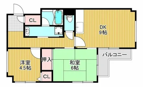 ガーデンパレス深井【2階】の間取り