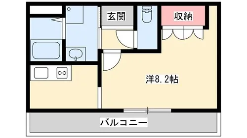 LEGACY GARDEN 弐番館【203号室】の間取り