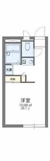 レオパレス富秋【105号室】の間取り