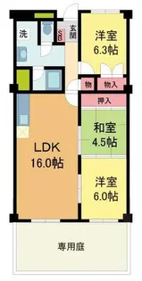 逆瀬川グリーンハイツB棟【105号室】の間取り
