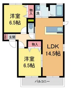 ランジェ御殿山【2階】の間取り