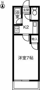ハイツグラシア【203号室】の間取り