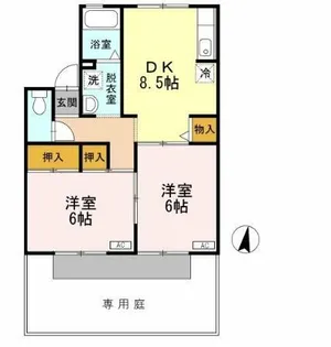 ソナーレ C棟【106号室】の間取り