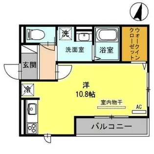 グランレイク金剛【1階】の間取り