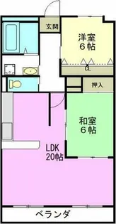 ミクニハイツII【7階】の間取り