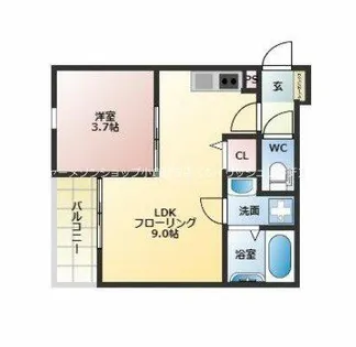 doro片野【2階】の間取り