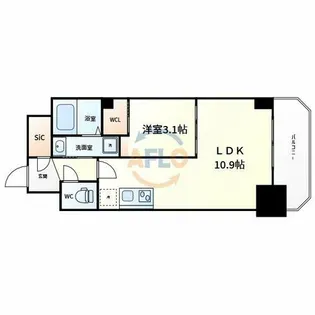 セレニテ本町東リアン【5階】の間取り