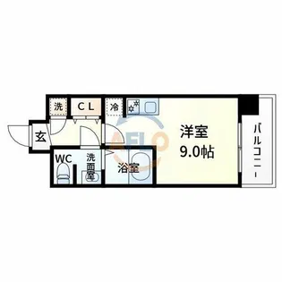 クレアート新大阪パンループ【2階】の間取り