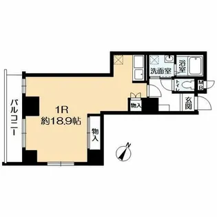 ヴィヴ・ラ・サンク【2階】の間取り