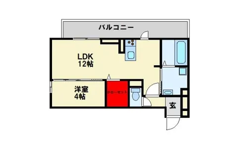 タウンコートカレラⅢ【203号室】の間取り