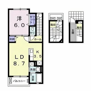 グレイス藤【3階】の間取り