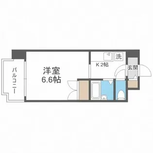 あおばビルN25【4階】の間取り