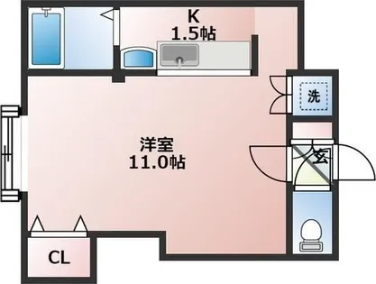 ハーベストⅥ【2階】の間取り