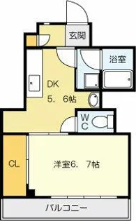 ヴィンテージ南小倉【303号室】の間取り