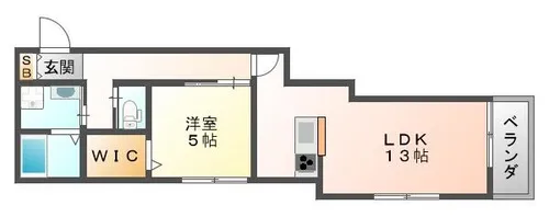 ヴァンメゾン・塚口【103号室】の間取り