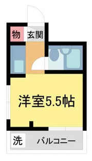 緑台マンション【202号室】の間取り
