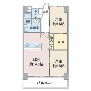 Hill Palace IKAI【6階】の間取り