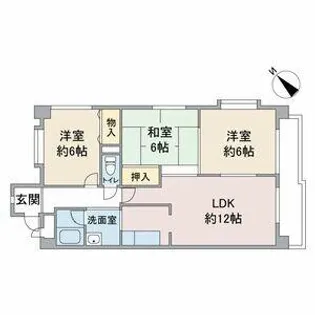 東栄ビル【3階】の間取り