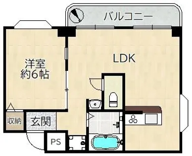 TSマンション【2階】の間取り