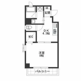 プロビデンス栄南【3階】の間取り