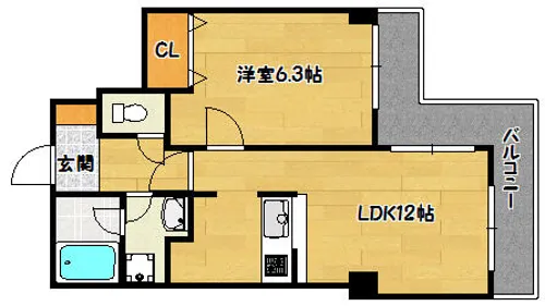 パンプキンC【8階】の間取り