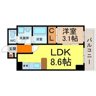 La Douceur今池【10階】の間取り