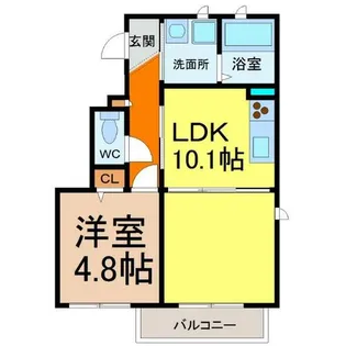 Wisteria(ウィステリア)【2階】の間取り