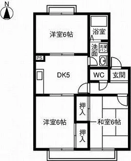 メゾンドフォーレ三番館【105号室】の間取り