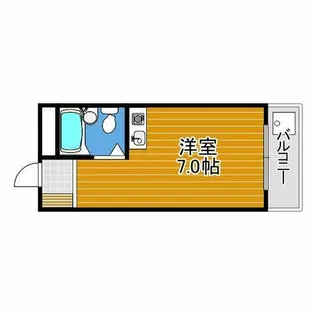 ウィズテリア蔵之内【3階】の間取り
