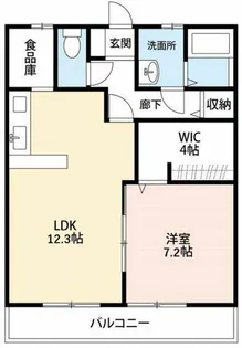 コーポリヲ【1階】の間取り
