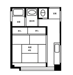 古野ビル【402号室】の間取り