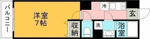 サンライズ文京【3D号室】の間取り