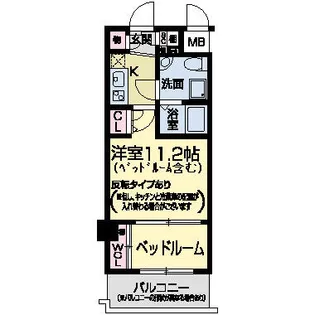 セレニテ甲子園Ⅰ【0405号室】の間取り