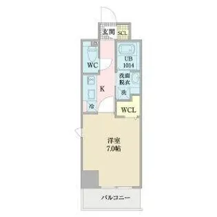 プレイズシード浅間町【4階】の間取り