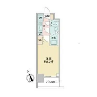 プレサンス上前津グレース【2階】の間取り