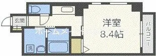 エグゼリエみなと通り【6階】の間取り