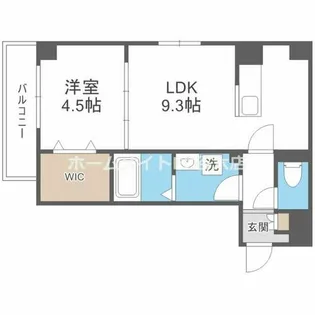 ソリティア鶴見橋【2階】の間取り