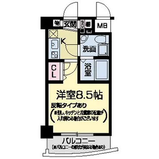 セレニテ甲子園Ⅰ【0703号室】の間取り