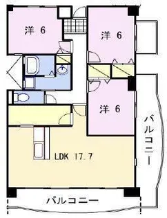 メゾン芳村【3階】の間取り