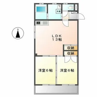 スカイコート【2階】の間取り