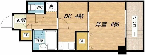 マンションSGI真田山【5階】の間取り