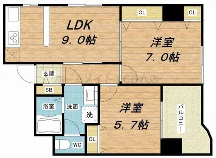 GRAZIO日本一【9階】の間取り