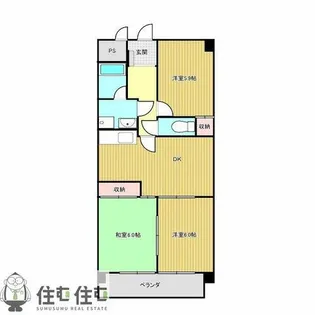 フローレン京町【201号室】の間取り