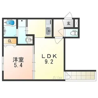 フジパレス堺東雲Ⅲ番館【1階】の間取り