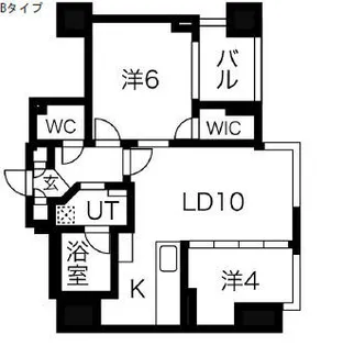 ラ・クラッセ札幌ステーションリミテッド【2階】の間取り