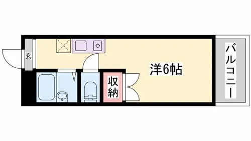 ノーブル高町【2階】の間取り