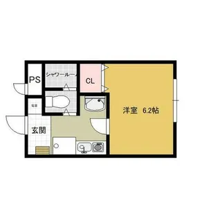 1Kの間取り画像